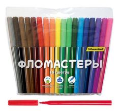 Фломастеры Silwerhof Народная коллекция 18 цв