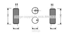 Радиатор кондиционера автомобильный Ava DND082