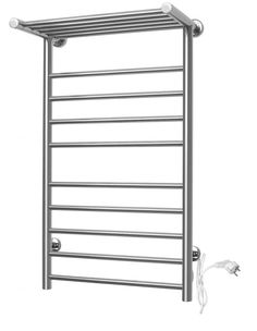 Полотенцесушитель электрический Domoterm Аврора с полкой DMT 109-Т5 П10 50*90 ЕК R 130 Вт