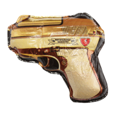 Шоколадная фигурка Золотое правило пистолет 40 г в ассортименте