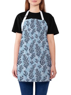 Фартук женский JoyArty для готовки "Зимние ветки", универсальный размер