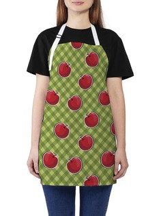 Фартук женский JoyArty для готовки "Спелые яблоки", универсальный размер