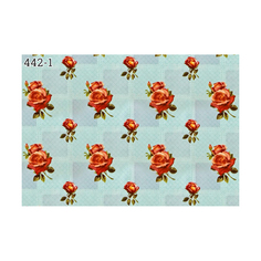 Клеенка столовая на тканевой основе Колорит Этюд 442/1, 1,25 x 25 м