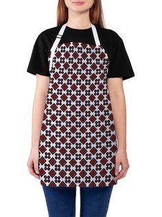 Фартук женский JoyArty для готовки "Повтор геометрических форм", универсальный размер