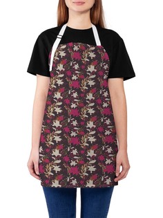 Фартук женский JoyArty для готовки "Цветочное полотно осени", универсальный размер