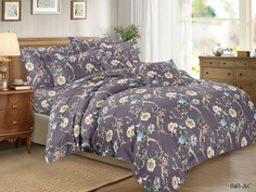 Постельное белье Cleo Dindraine цвет: сливовый (2 спал.)