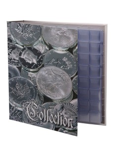 Альбом для монет "COLLECTION" с 10 листами "скользящими". Формат "OPTIMA" Albommonet