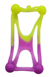 Чехол бампер накладка на смартфон телефон универсальный pink/yellow Tukzar