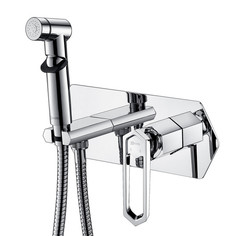 Смеситель Lemark Prizma LM3919C с гигиеническим душем встраиваемый