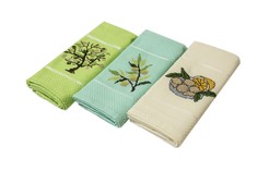 Салфетки METEOR вафель. в короб. 40x60 (3 шт.) KANAVICE OLIVE