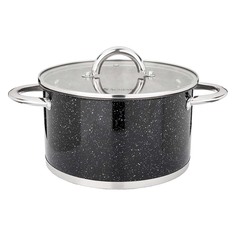 Кастрюля agness с крышкой, НЕРЖ.СТАЛЬ, 4,6Л 22Х12,5СМ Agness