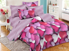 Постельное белье Cleo сатин набивной "Satin Lux" полуторный