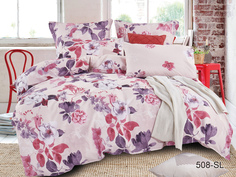 Постельное белье Cleo сатин набивной "Satin Lux" дуэт