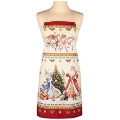 Фартук С НОВЫМ ГОДОМ, 100% ХЛОПОК,ТВИЛ Santalino