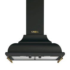 Вытяжка купольная Smeg KC16AOE Black/Gold