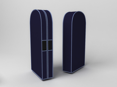 Чехол двойной для одежды большой 60х130х20см CoFreT