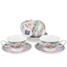 Чайный набор 12пр. "Цветочные кружева" v=180мл. M0661146 Nouvelle