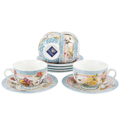 Чайный набор 12пр. "Сад" v=230мл. (костяной фарфор) M0661200 Nouvelle