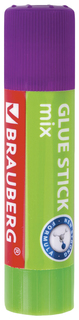 Клей-карандаш BRAUBERG MIX, 9 г, PVP основа, 229071