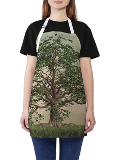 Фартук женский JoyArty для готовки "Ветвистое древо", универсальный размер