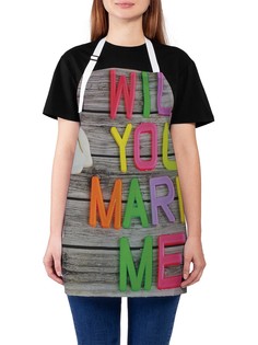 Фартук женский JoyArty для готовки "Красочное предложение", универсальный размер