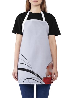 Фартук женский JoyArty для готовки "Цветочный рост", универсальный размер