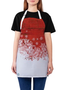 Фартук женский JoyArty для готовки "Снежная красота", универсальный размер