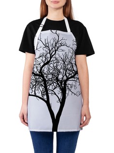 Фартук женский JoyArty для готовки "Мрачное дерево", универсальный размер