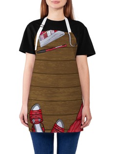 Фартук женский JoyArty для готовки "Женские принадлежности", универсальный размер