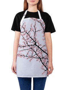Фартук женский JoyArty для готовки "Ветка мира", универсальный размер