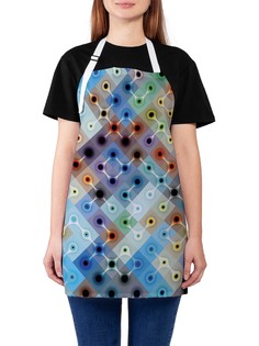 Фартук женский JoyArty для готовки "Соединение клеток", универсальный размер