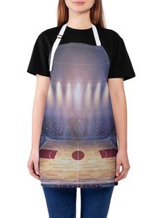 Фартук женский JoyArty для готовки "Стадион перед матчем", универсальный размер