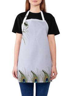 Фартук женский JoyArty для готовки "Марш перьев", универсальный размер