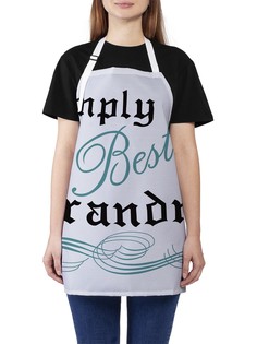 Фартук женский JoyArty для готовки "Лучшая бабушка", универсальный размер