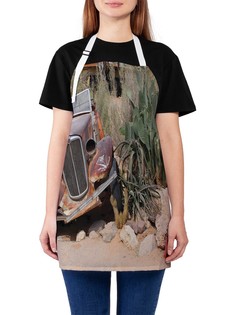 Фартук женский JoyArty для готовки "Брошенная машина", универсальный размер