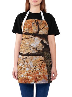 Фартук женский JoyArty для готовки "Древо мудрости", универсальный размер