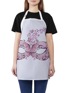 Фартук женский JoyArty для готовки "Карнавальная маска", универсальный размер