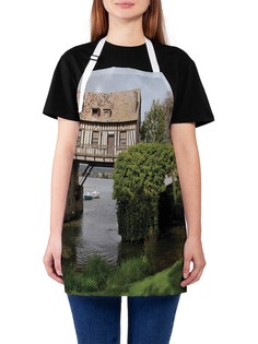 Фартук женский JoyArty для готовки "Безумный дом", универсальный размер