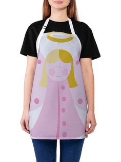 Фартук женский JoyArty для готовки "Стеснительный ангел", универсальный размер