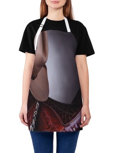 Фартук женский JoyArty для готовки "Ковбойский набор", универсальный размер