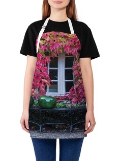 Фартук женский JoyArty для готовки "Девичий виноград", универсальный размер