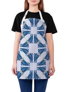 Фартук женский JoyArty для готовки "Лиственная комбинация", универсальный размер