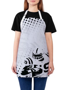 Фартук женский JoyArty для готовки "Быстрый футболист", универсальный размер