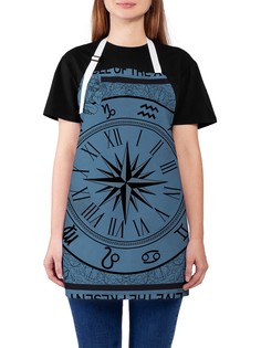 Фартук женский JoyArty для готовки "Изучай прошлое", универсальный размер