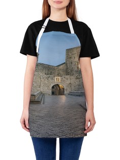 Фартук женский JoyArty для готовки "Замковая площадь", универсальный размер