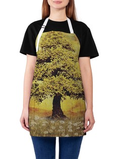 Фартук женский JoyArty для готовки "Многолетнее дерево", универсальный размер