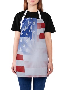 Фартук женский JoyArty для готовки "Американский солдат", универсальный размер