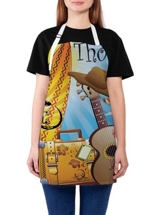 Фартук женский JoyArty для готовки "Отдых Томаса", универсальный размер