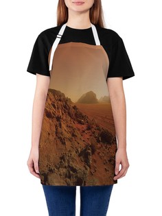 Фартук женский JoyArty для готовки "Жаркие земли", универсальный размер