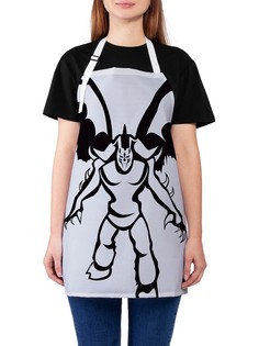 Фартук женский JoyArty для готовки "Крылатый киборг", универсальный размер